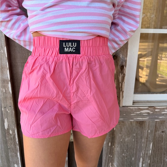 Lulu Mac Bubblegum DD Athletic Shorts - Picture 2 of 3